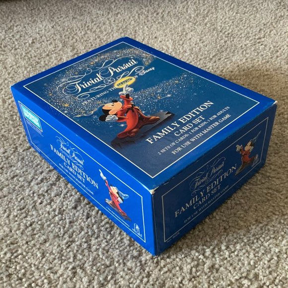 Trivial Pursuit Disney Family Edition Card Set Vintage 1986 - Picture 2 of 8
